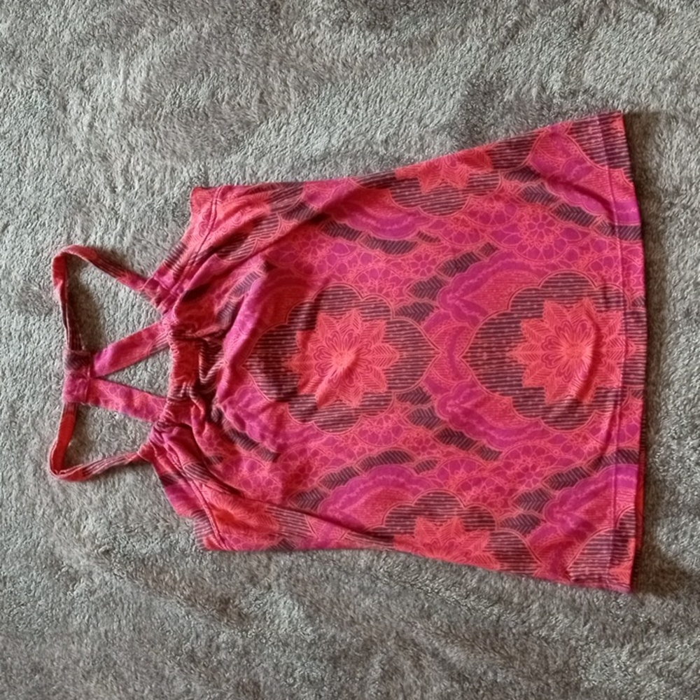 Prana Quinn XXS (?) racerback tank with built in bra